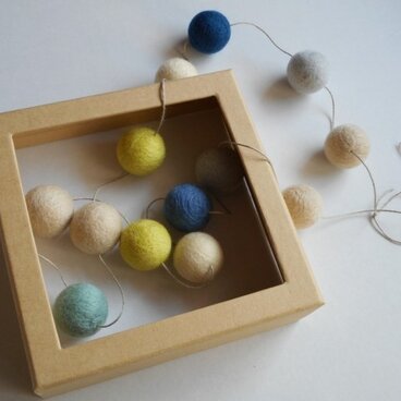 [Sold out]フェルトボール・ガーランド【Athena】