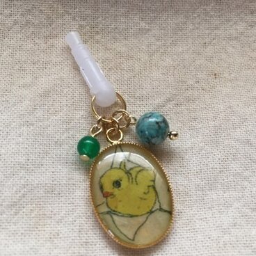 ひよこのスマホアクセサリー（イヤホンジャック用）