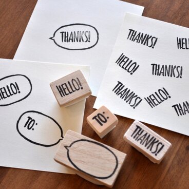 ふきだしメッセージスタンプSET