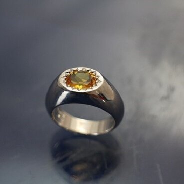 シトリンＳＩＬＶＥＲ９２５リング