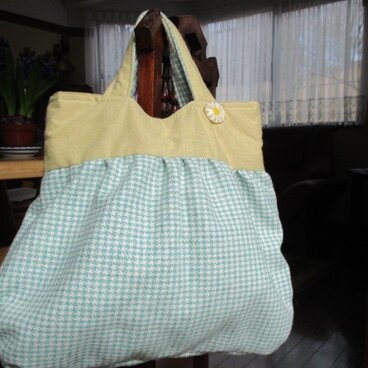 マーガレット色の春トート