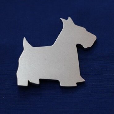 テリア犬　SILVER925 ブローチ