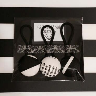 モノトーン ヘアゴム