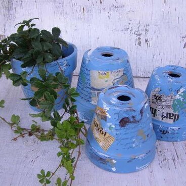 リメイク鉢＜ブルー４号＞