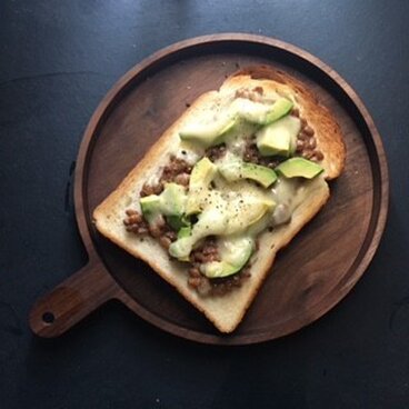 パン皿　ウォールナット