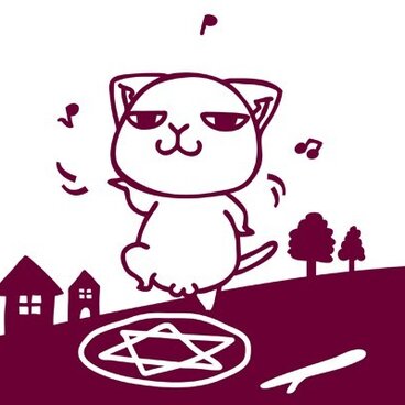 新作!!!ネコ手ぬぐい「キャトられにゃんこ」