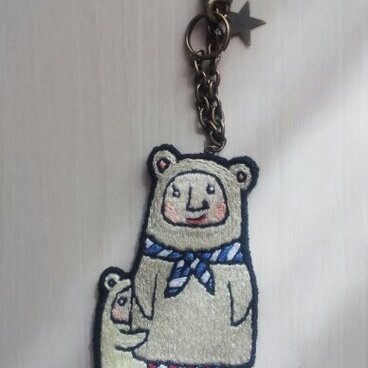 親子モフモフ(バッグチェーン)