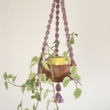 プラントハンガー wood002