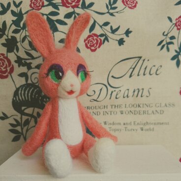 羊毛♪おすまし♪うさぎ