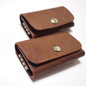 【ご注文品】スマートキー対応！手縫い牛革キーケース　1ペア