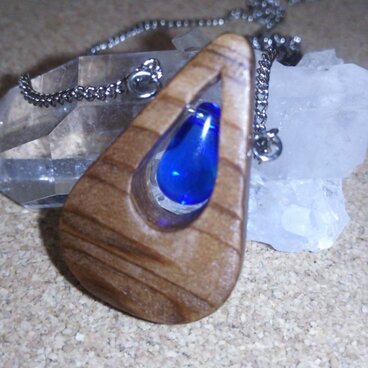 森の涙 屋久杉チャームネックレス