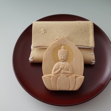 手のひら十一面観音*懐中袋付き