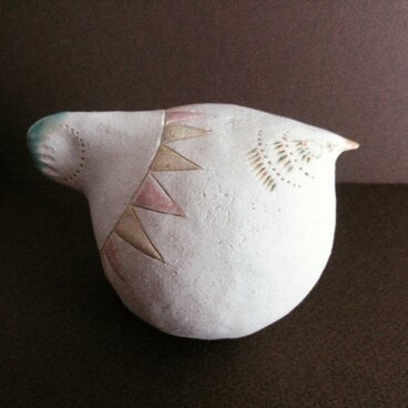 カンパニュラの音の土鈴