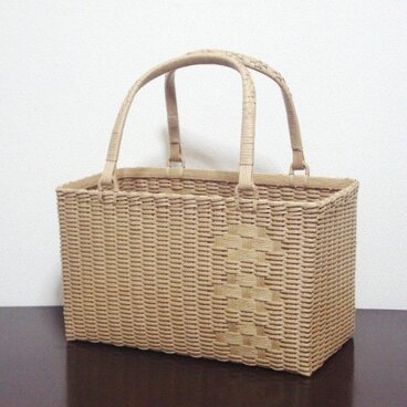 A様ご依頼品　花模様のカゴバッグ