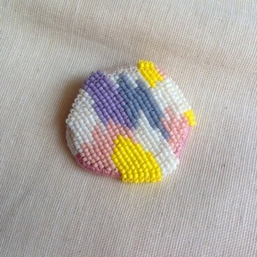 パステルブローチ