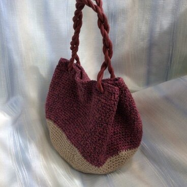 b1541 手編みバッグ