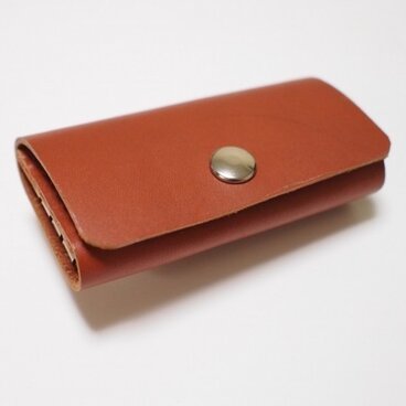 スマートキー対応！　手縫い 牛革製キーケース