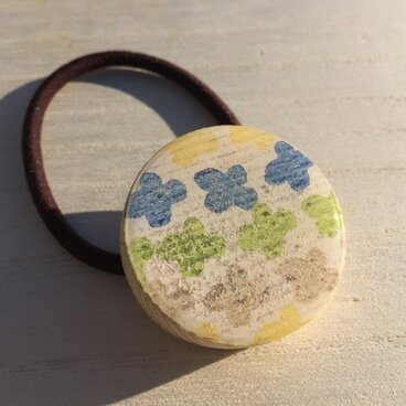 wood design hair elastic: hana