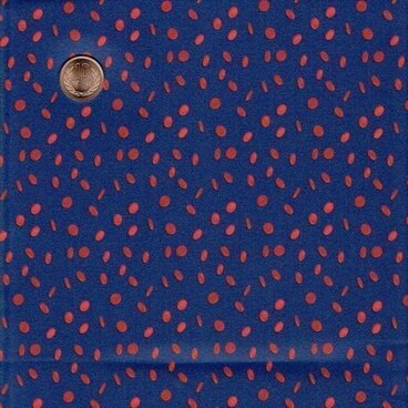 オリジナルサテン生地(ネイビー×レッド)