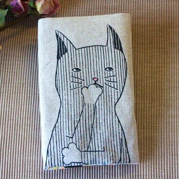 ☆旧タイプ_新書カバー_ネコ