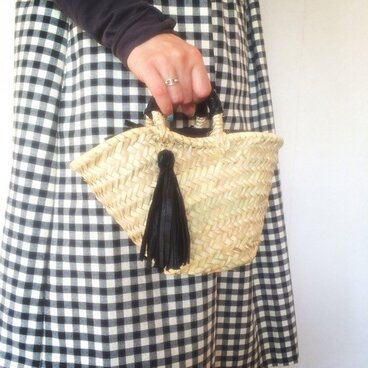 0001 モロッコ マルシェ かごバッグ S