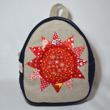 ファーストリュック：ザ・サン（ネイビー・リネン）