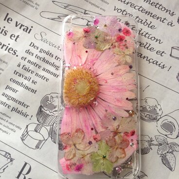 iPhone6 押し花ケース