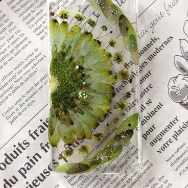 iPhone5 押し花