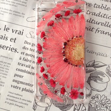 iPhone5.6 押し花ケース