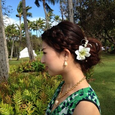 アマゾンリリーL（シングルP）髪飾り