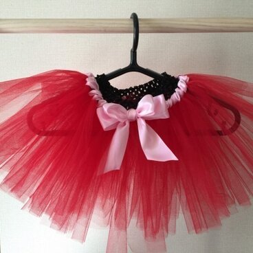 真っ赤なチュチュ★スカート