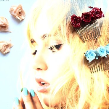 本物のバラのコーム