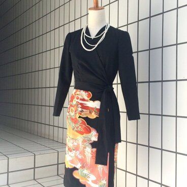 【SOLD OUT】留袖のラップドレス