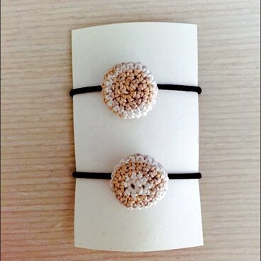 レースボールのヘアゴム