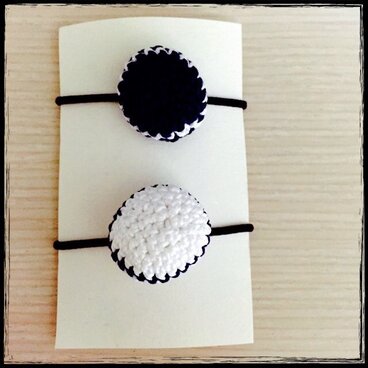 レースボールのヘアゴム