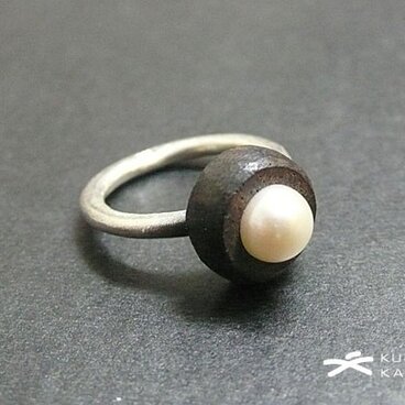エボニー パール リング（1点もの）