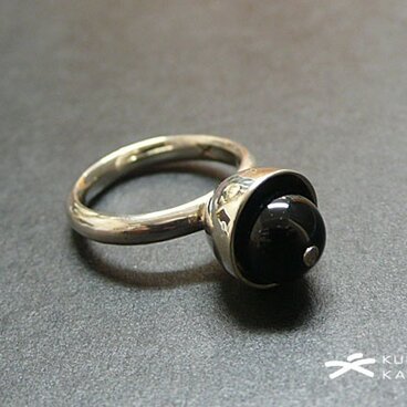 オニキス コロコロ リング（1点もの）