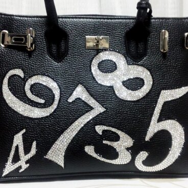 バーキン風バック　数字