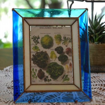 ステンドグラスの写真立て