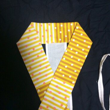 なんちゃって半衿 美容衿