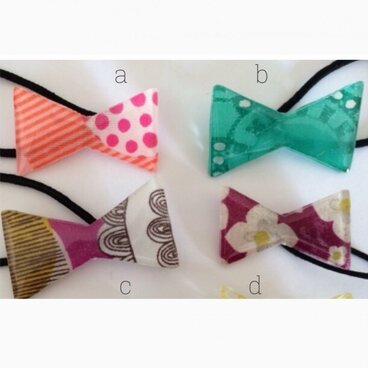 リボンヘアゴム