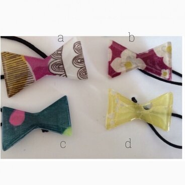 キッズリボンヘアゴム