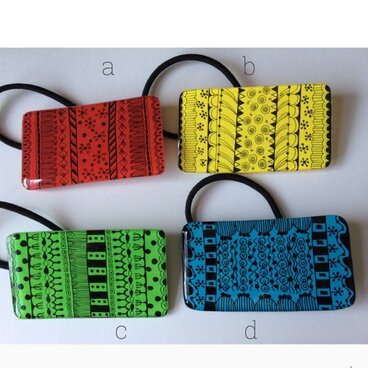 バレッタ風ヘアゴム