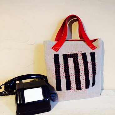 刺し子バッグ　