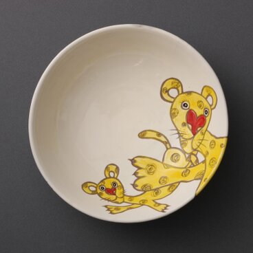 ♥の鼻のチーター　