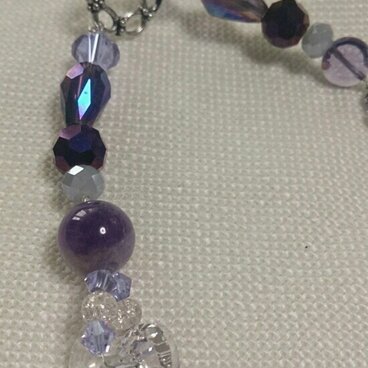 ミニミニ　サンキャッチャー　パープル・ハート