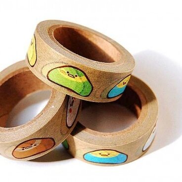 クラフト紙風マスキングテープ＠ぴよもち