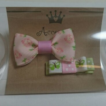 【M M様の注文品】小さいバラのヘアピンセット