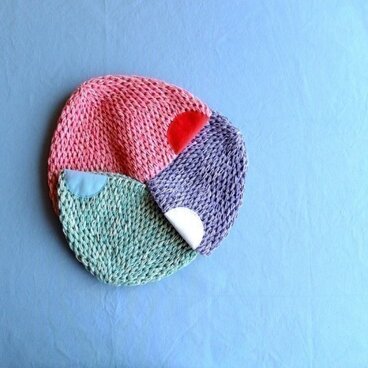 コットン帽子 size2 シグナルカラー【受注制作】