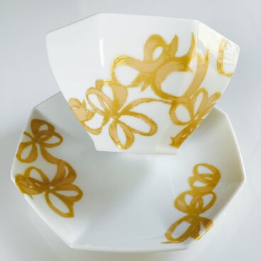 八角形ボウル&ソーサー